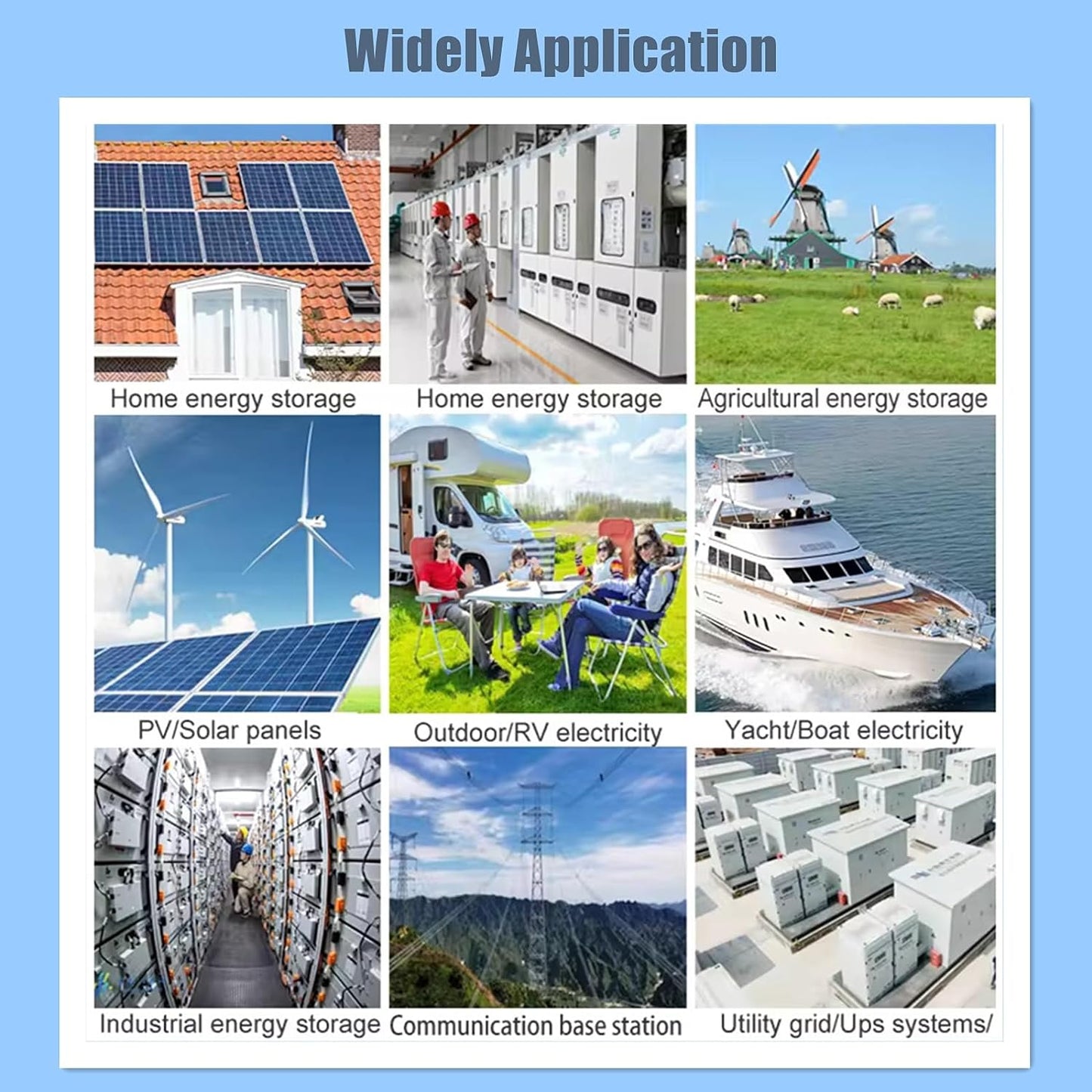 DDP to US inland - Dawnice 5500W Hybrid Solar System Complete Kit with 48V 200Ah LiFePO4 Battery Wall Mount 9600Wh, 550W Solar Panels 10PCS Bificial 8KW Split Phase Inverter with MPPT Controller 120V/240V - UL