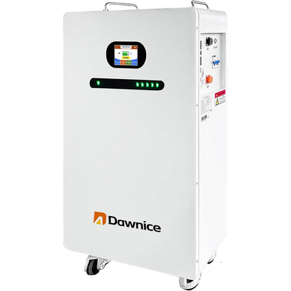 DDP to US inland - Dawnice 20KWh Solar Batteries 51.2V 410Ah Storage LifePO4 Lithium Battery Pack Ground-Mounted Grade A Battery Cells 16S2P Built in 200A BMS Bluetooth Wireless Home Battery Backup Camping RV