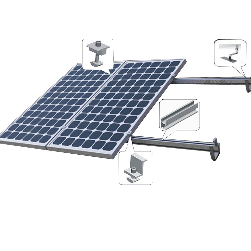 12KW 48V Hybrid Solar Power System Complete kit with UL+PV Solar Panel + 48V Hybrid Inverter + LiFePO4 48V Lithium Battery (26pcs*550W solar panels+ 1Set*12KW Inverter+2Set*16KWH Battery+Solar Panel Mounting Bracket)